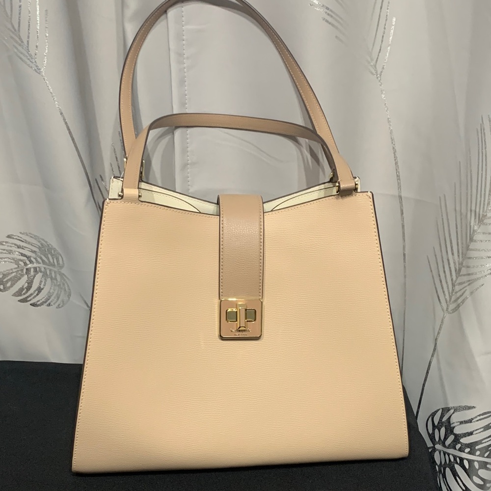 Kate Spade Phoebe, Cream, Tan Shoulder Bag